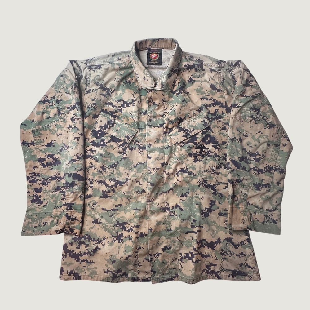 USMC Propper Field Jacket Mens Medium Regular MARPAT Woodland Camo Marine Corps